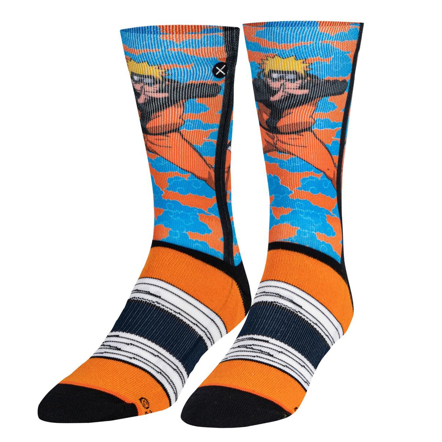 Odd Sox Men's Crew Socks - Naruto Hand Seal (Naruto Shippuden)