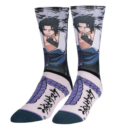 Odd Sox Men's Crew Socks - Sasuke Belt (Naruto Shippuden)