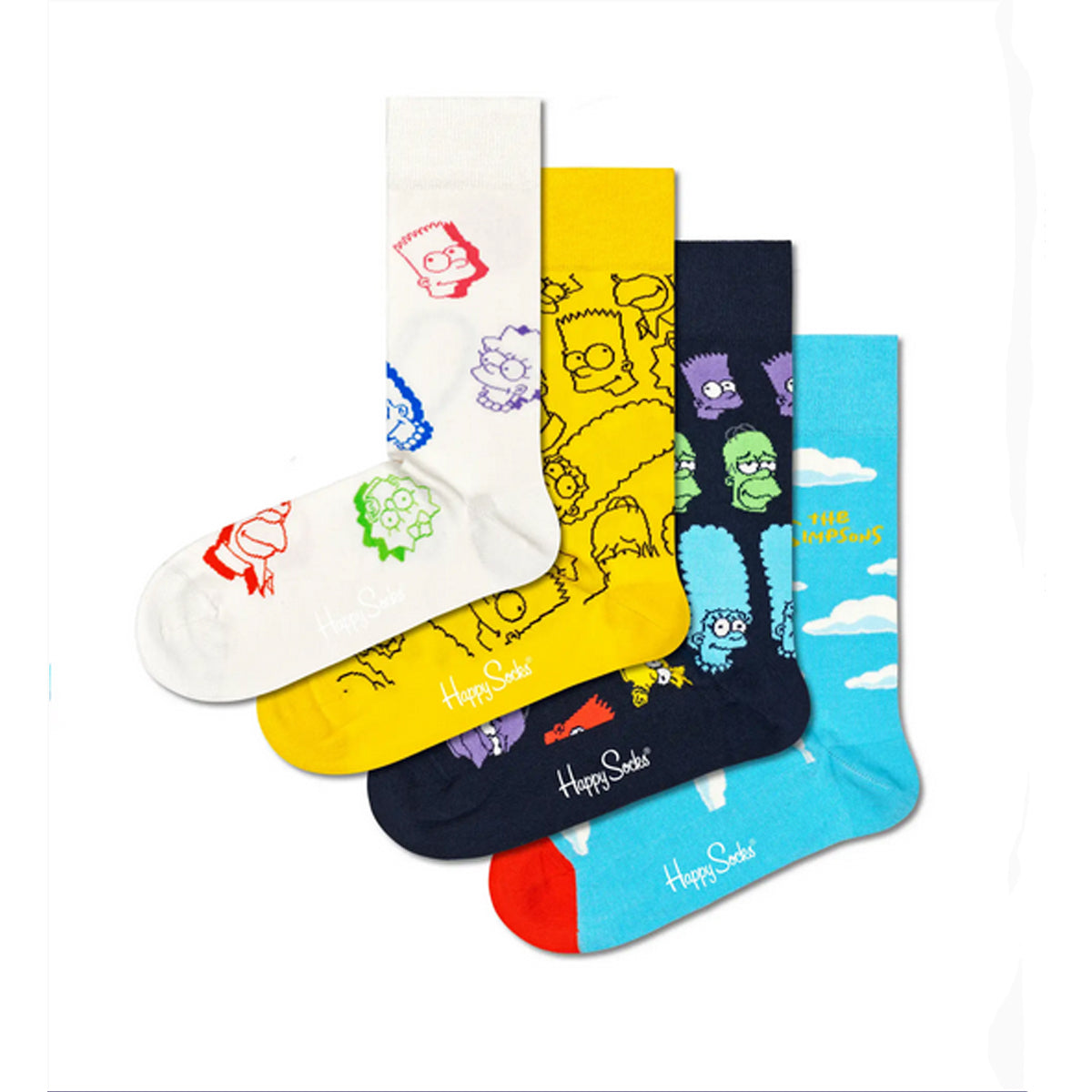 Happy Socks x The Simpsons Men's Gift Box - 4 Pack