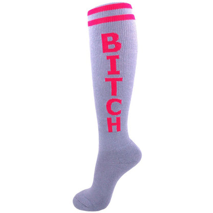 Gumball Poodle Unisex Knee High Socks - Bitch