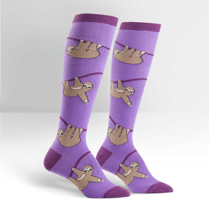 Sock It To Me Women's Knee High Socks - Sloth