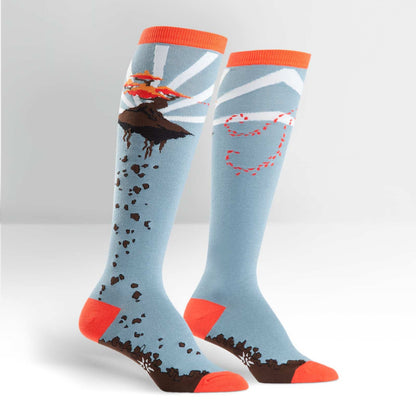 Sock It To Me Women's Knee High Socks - Flying Bonsai