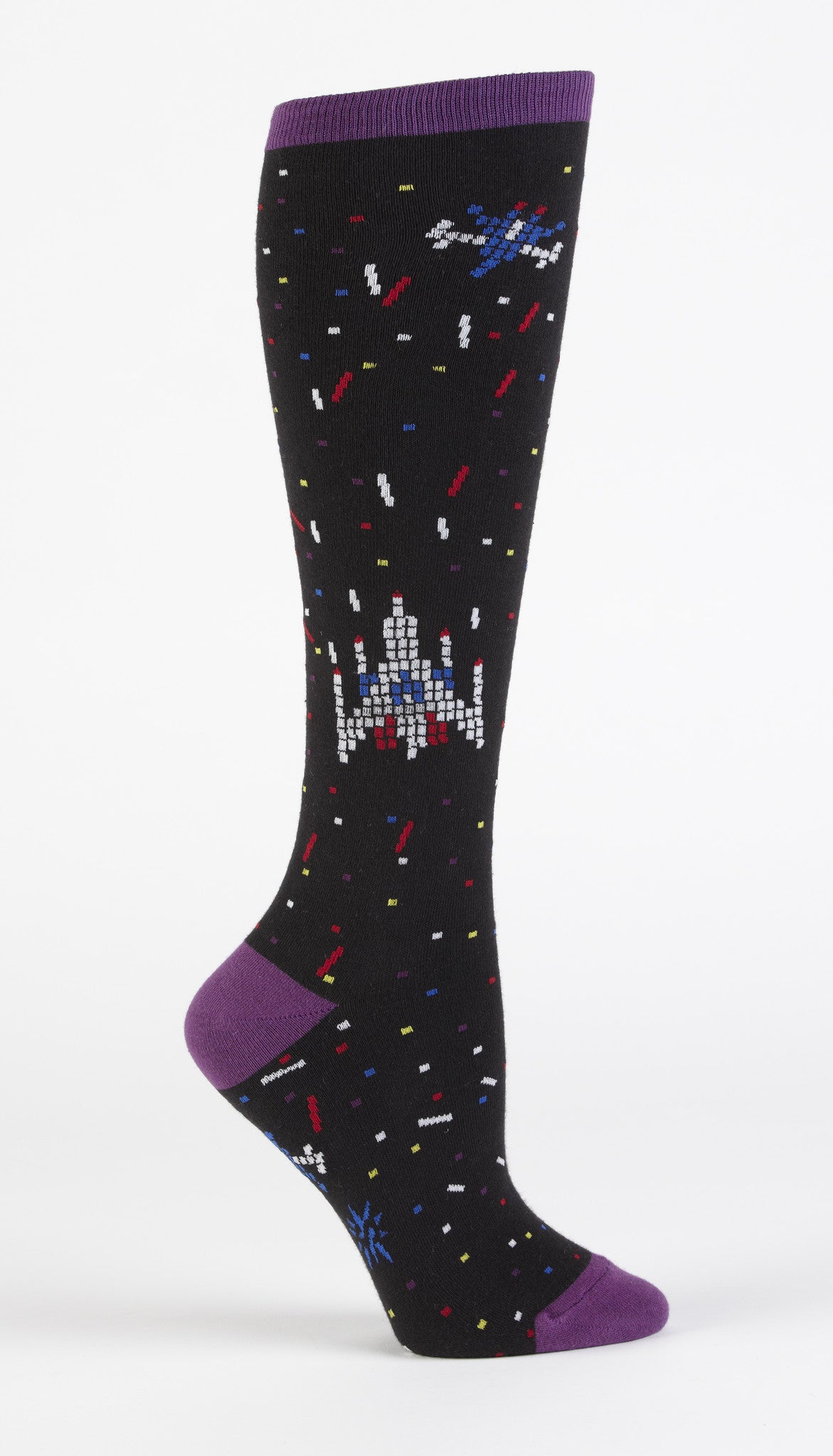 Sock It To Me 8-bit Invaders Women's Knee Socks